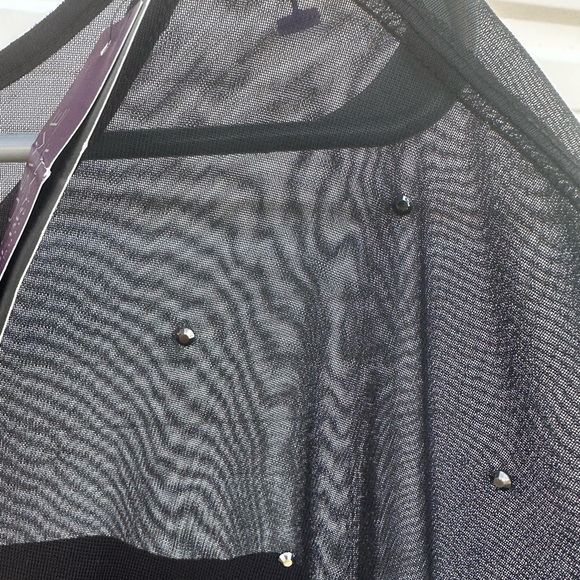 Lane Bryant Black Blouse with Embellished Details size 14/16 - Picture 2 of 10